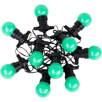 Гирлянда светодиодная GAUSS HOLIDAY БЕЛТ ЛАЙТ, 10 ламп, 7,7 м, IP44, зеленый Гирлянда светодиодная GAUSS HOLIDAY БЕЛТ ЛАЙТ, 10 ламп, 7,7 м, IP44, зеленый