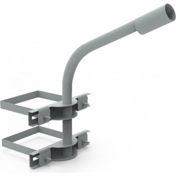 Кронштейн GAUSS для уличных светильников на опору с 2 хомутами 625*460*680 D60мм