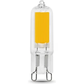 Лампа GAUSS BLACK LED G9 AC220-240V 4.5W 3000K GLASS