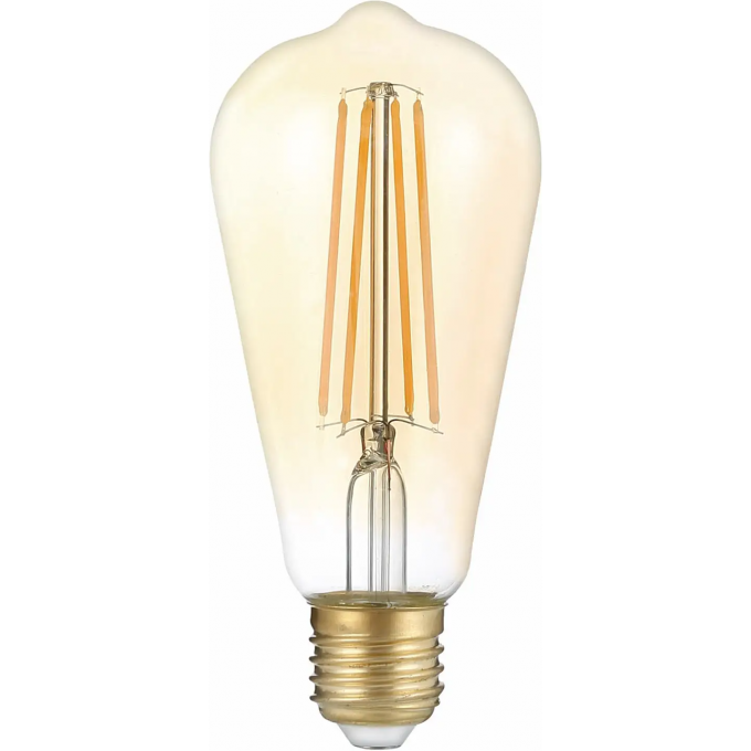 Лампа GAUSS FILAMENT ST64 8W 740lm 2400К Е27 golden LED 157802008 Лампа GAUSS FILAMENT ST64 8W 740lm 2400К Е27 golden LED 157802008