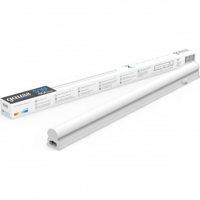 Светильник GAUSS ELEMENTARY TL 5W 310х22х33 LED 1/25 TL002 Светильник GAUSS ELEMENTARY TL 5W 310х22х33 LED 1/25 TL002