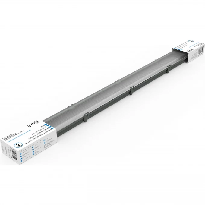 Светильник линейный GAUSS LITE СПП-Т8-G13 220-230V 1276*86*55мм для LED ламп 2х1200мм 1/12 909437212 Светильник линейный GAUSS LITE СПП-Т8-G13 220-230V 1276*86*55мм для LED ламп 2х1200мм 1/12 909437212
