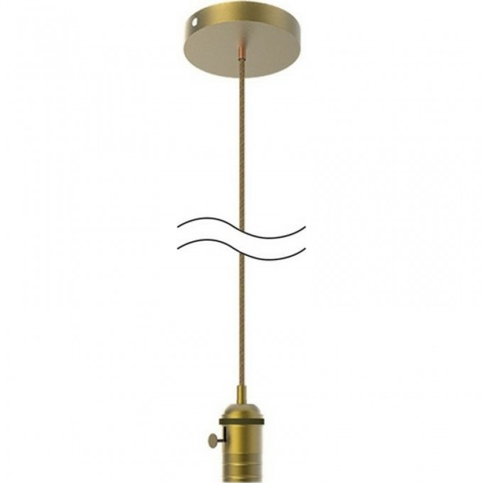 Светильник подвесной GAUSS DECOR бронзовый E27, 1 м, 1/40 PL042 Светильник подвесной GAUSS DECOR бронзовый E27, 1 м, 1/40 PL042