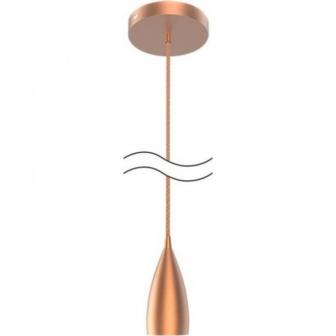 Светильник подвесной GAUSS DECOR медный E27, 1 м, 1/40 PL033 Светильник подвесной GAUSS DECOR медный E27, 1 м, 1/40 PL033